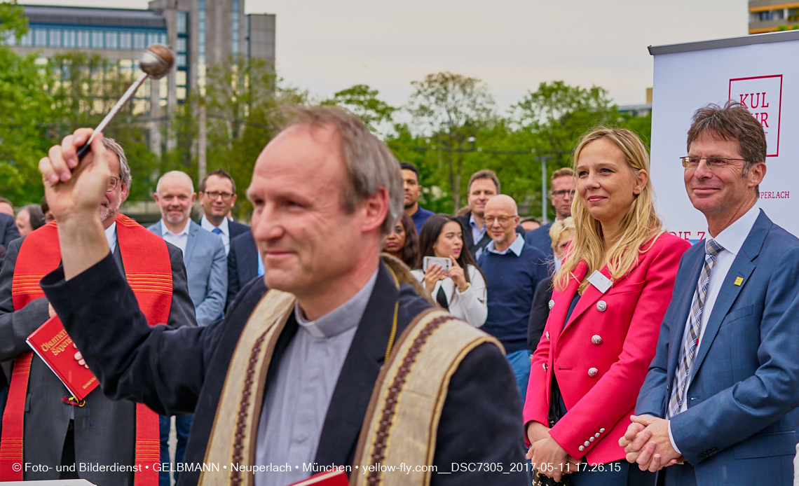 11. Mai 2017 - Grundsteinlegung für die LOGE und dem Kulturquadrat in Neuperlach